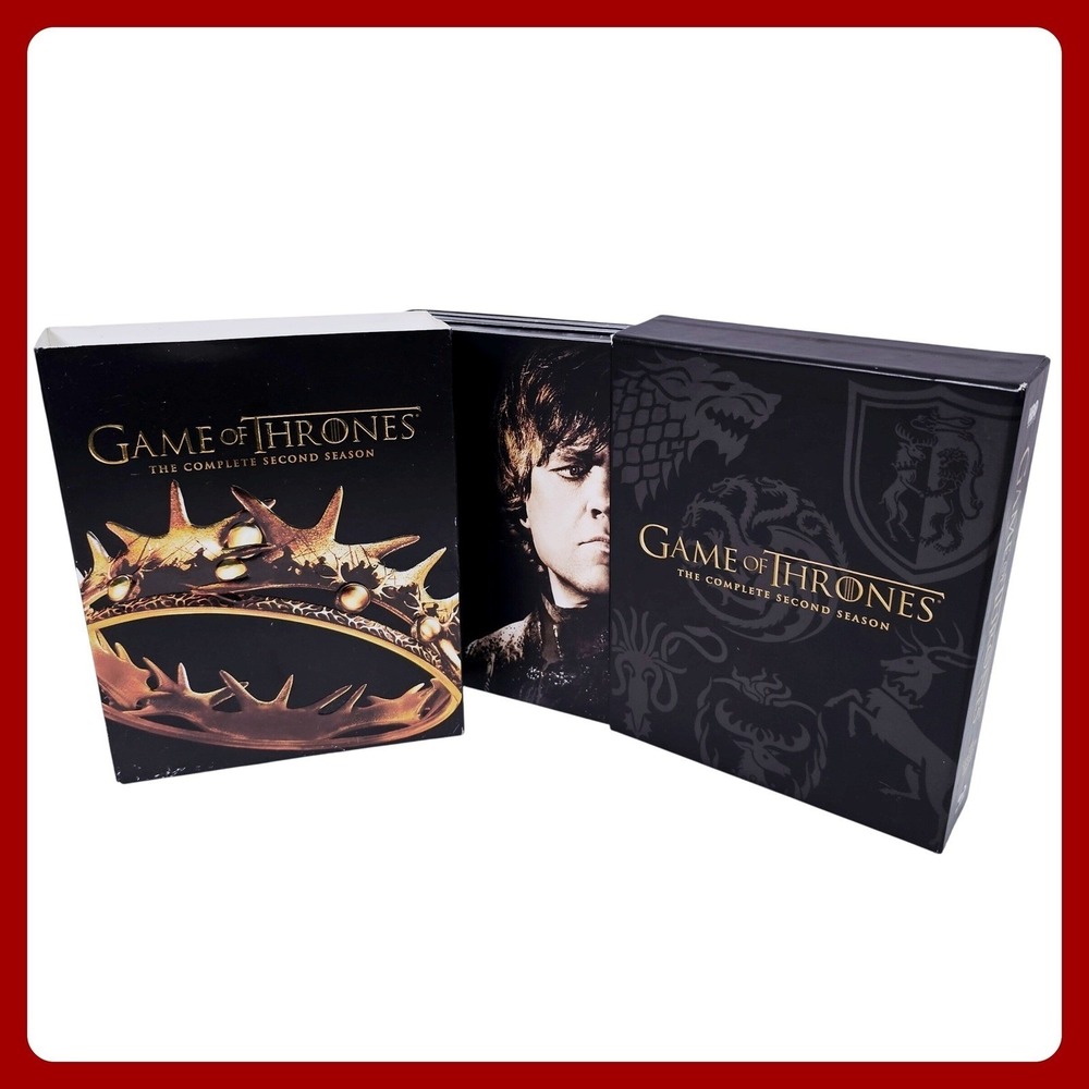 HBO Game Of Thrones Season 2 Complete Blu-Ray Box Set Tyrion Slipcase EUC